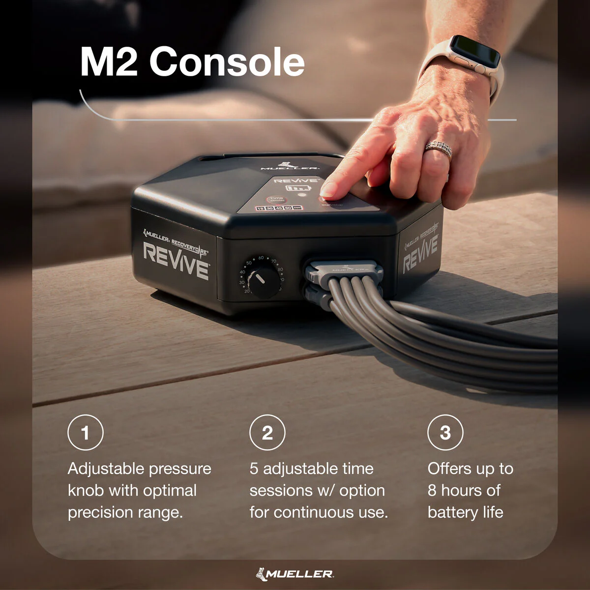 RecoveryCare® REVIVE™ M2 Gear Pack: Full Leg Boots and M2 Console, Small, Medium or Large - Image 4